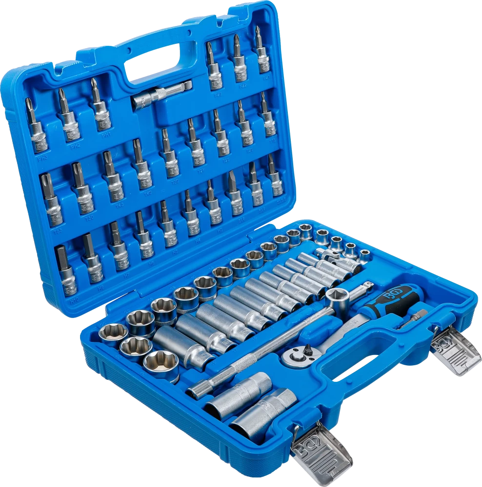 Conjunto de Chaves de Caixa Super Lock 3/8" | 61 Peças