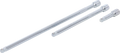 Conjunto de extensões basculantes | 6,3 mm (1/4") | 50 / 150 / 250 mm | 3 peças