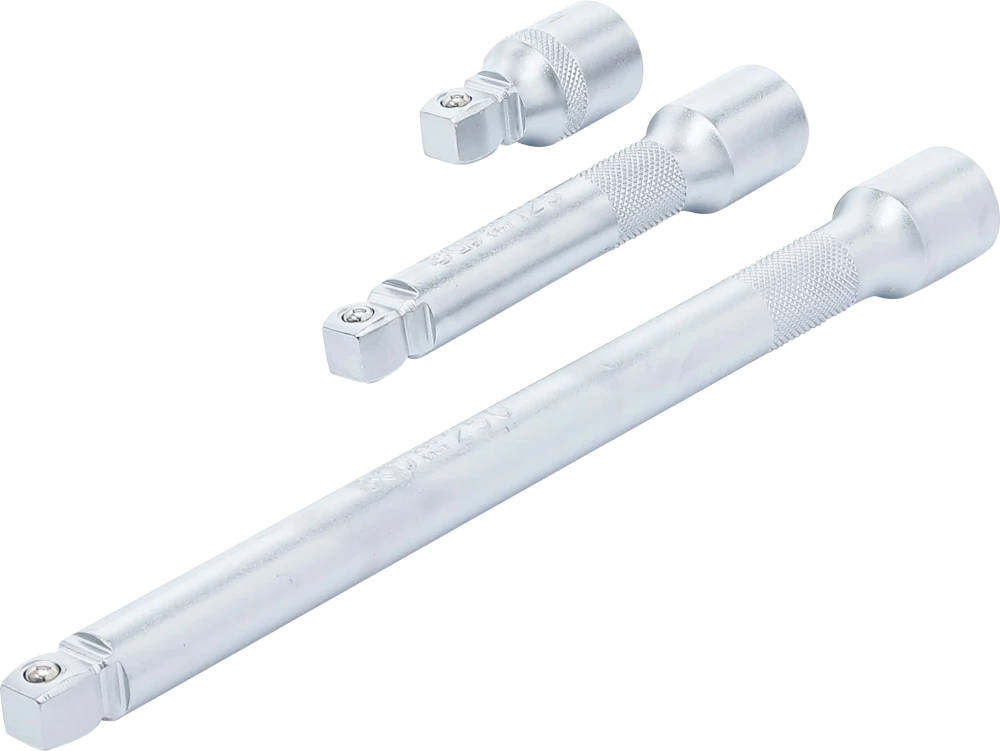 Conjunto de extensões basculantes | 12,5 mm (1/2") | 50 / 125 / 250 mm | 3 peças