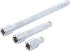 Conjunto de extensões basculantes | 12,5 mm (1/2") | 50 / 125 / 250 mm | 3 peças
