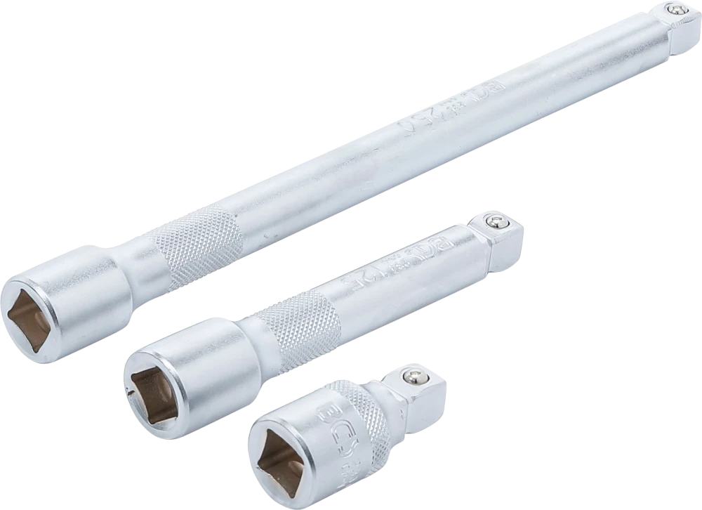 Conjunto de extensões basculantes | 12,5 mm (1/2") | 50 / 125 / 250 mm | 3 peças
