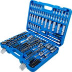 Conjunto de Chaves de Caixa Pro Torque 1/4"+3/8"+1/2" | 192 Peças