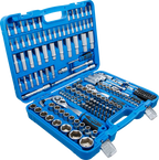 Conjunto de Chaves de Caixa 1/4"+3/8"+1/2" | Polegadas | 192 Peças