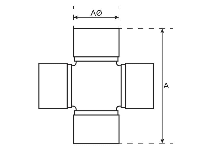 Cruzeta 27 x 81.50mm (S.22508)