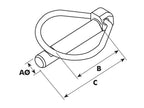 Agripak 2 un. Cavilha, 9.5mm x 46mm (S.22537)