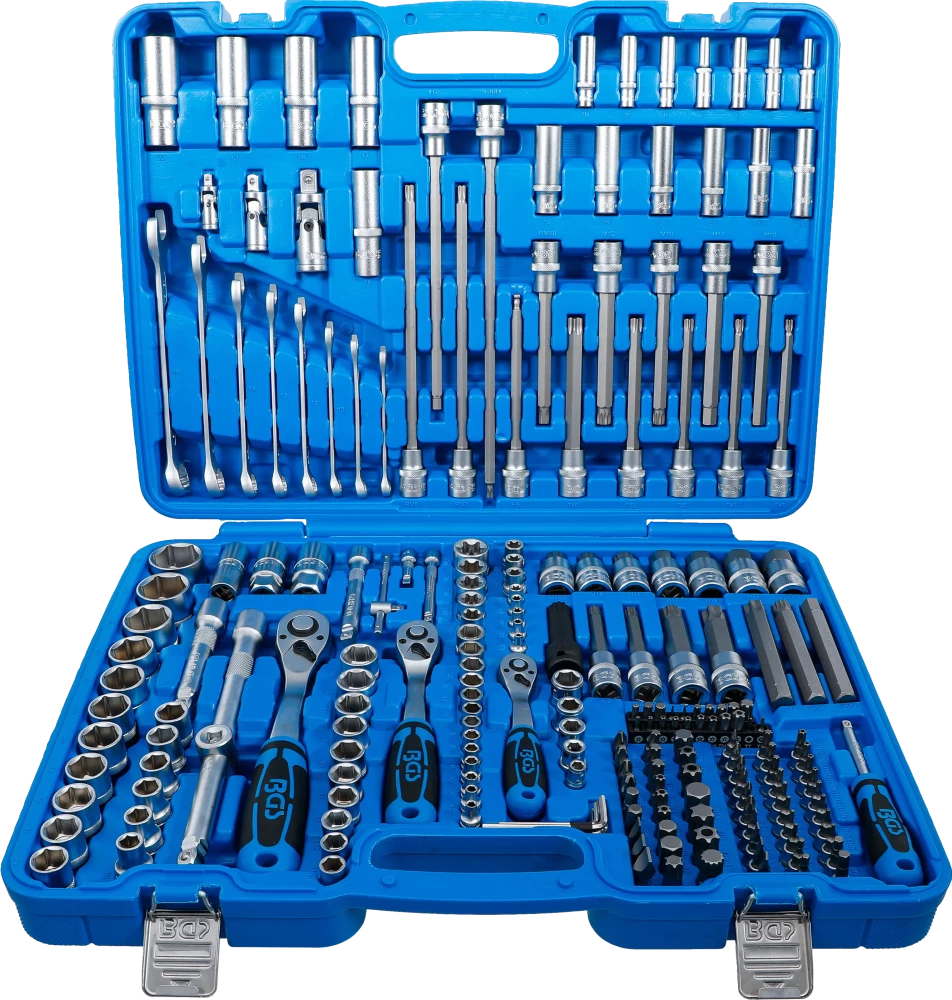 Conjunto de Chaves de Caixa 1/4"+3/8"+1/2" | 214 Peças