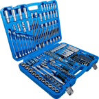 Conjunto de Chaves de Caixa 1/4"+3/8"+1/2" | 214 Peças