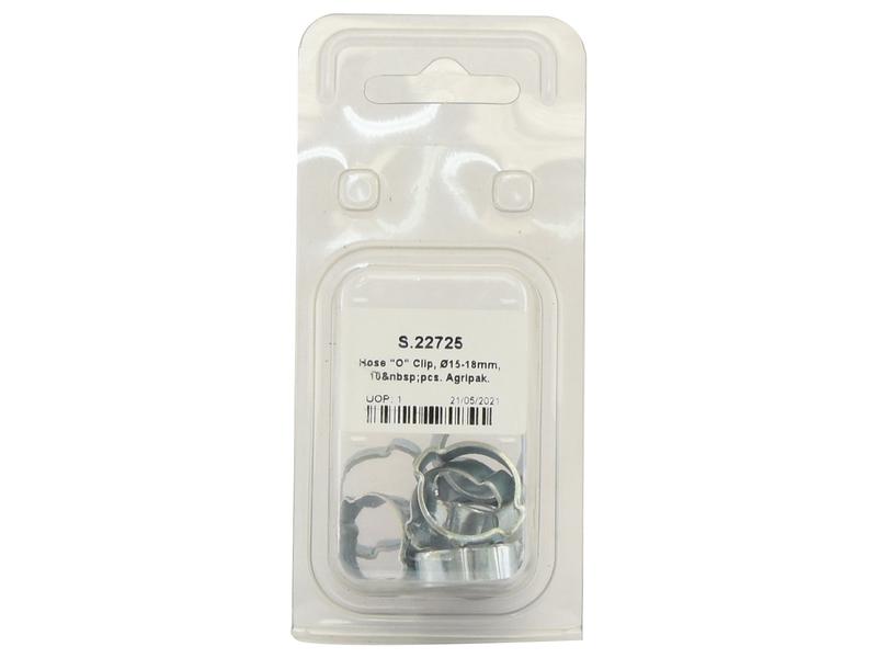 Agripak 10 un. Abraçadeira, ⌀15-18mm (S.22725)