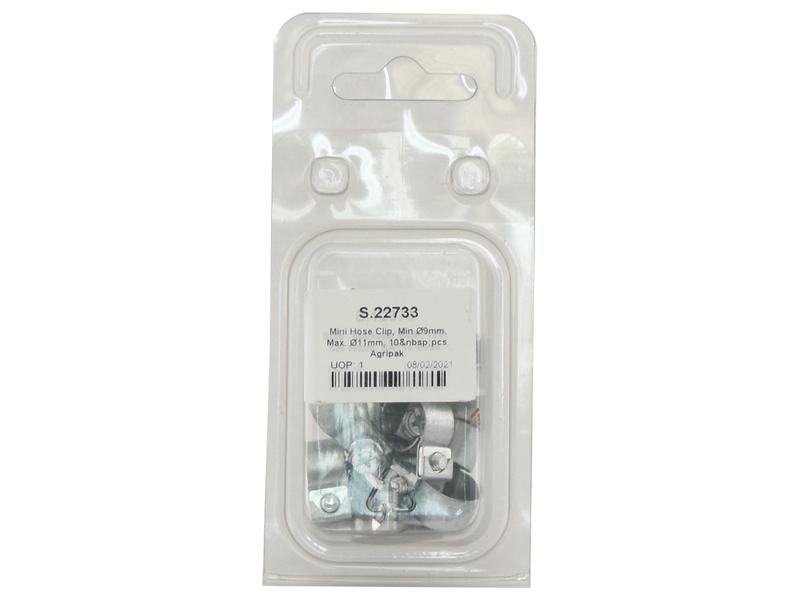 Agripak 10 un. Mini abraçadeira, 9 - 11mm (S.22733)