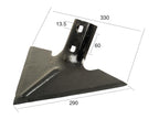 Bico asa andorinha 330x6mm - Centros de orifícios em 60mm Aplicavel em: XD5012K (S.22800)