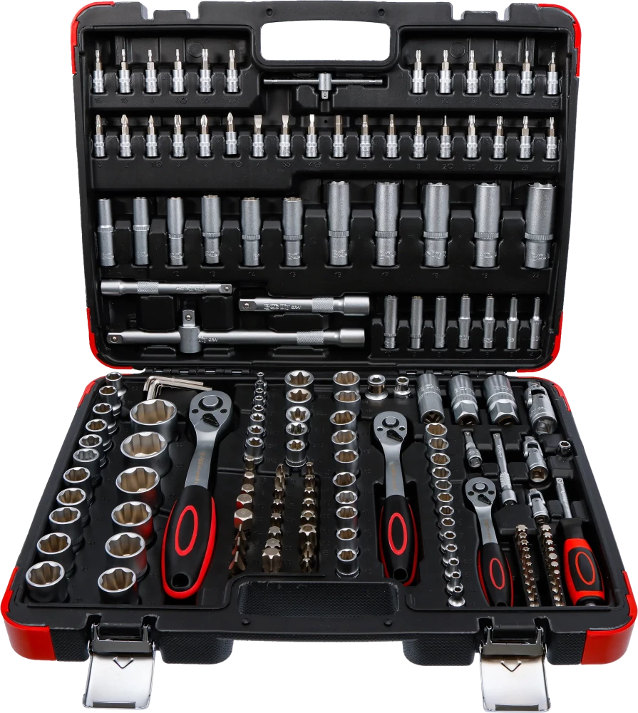 Conjunto de Chaves de Caixa 1/4"+3/8"+1/2" | 172 Peças