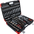 Conjunto de Chaves de Caixa 1/4"+3/8"+1/2" | 172 Peças