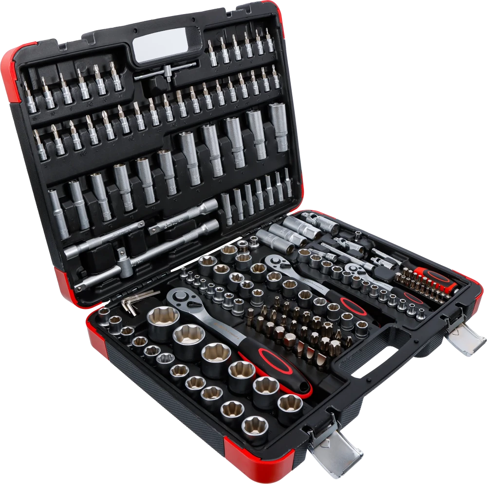 Conjunto de Chaves de Caixa 1/4"+3/8"+1/2" | 172 Peças
