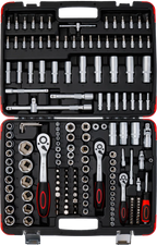 Conjunto de Chaves de Caixa 1/4"+3/8"+1/2" | 172 Peças