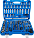 Conjunto de Chaves de Caixa Bihexagonais 1/4"+3/8"+1/2" | 192 Peças