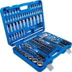 Conjunto de Chaves de Caixa Bihexagonais 1/4"+3/8"+1/2" | 192 Peças