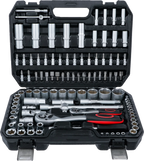 Conjunto de Chaves de Caixa Super Lock 1/4"+1/2" | 108 Peças