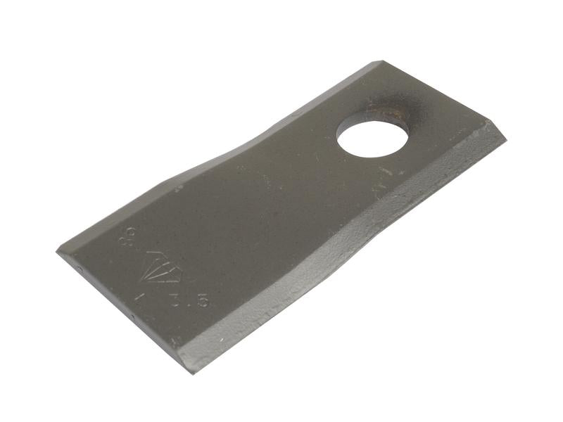 Faca - Twisted blade, bottom edge sharp & parallel - 98x45x3.5mm - Orifício Ø16.5mm - Esq. - para Fort-Morra Aplicavel em: 98SX (S.22872)