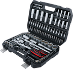 Conjunto de Chaves de Caixa Super Lock 1/4"+1/2" | 108 Peças