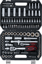 Conjunto de Chaves de Caixa Super Lock 1/4"+1/2" | 108 Peças