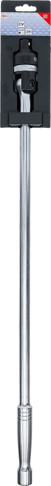 Pega articulada com roquete reversível | Saída de quadrado externo 12,5 mm (1/2") | 620 mm