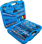 Conjunto de Chaves de Caixa Gear Lock 1/4"+3/8"+1/2" | 218 Peças