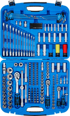 Conjunto de Chaves de Caixa Gear Lock 1/4"+3/8"+1/2" | 218 Peças