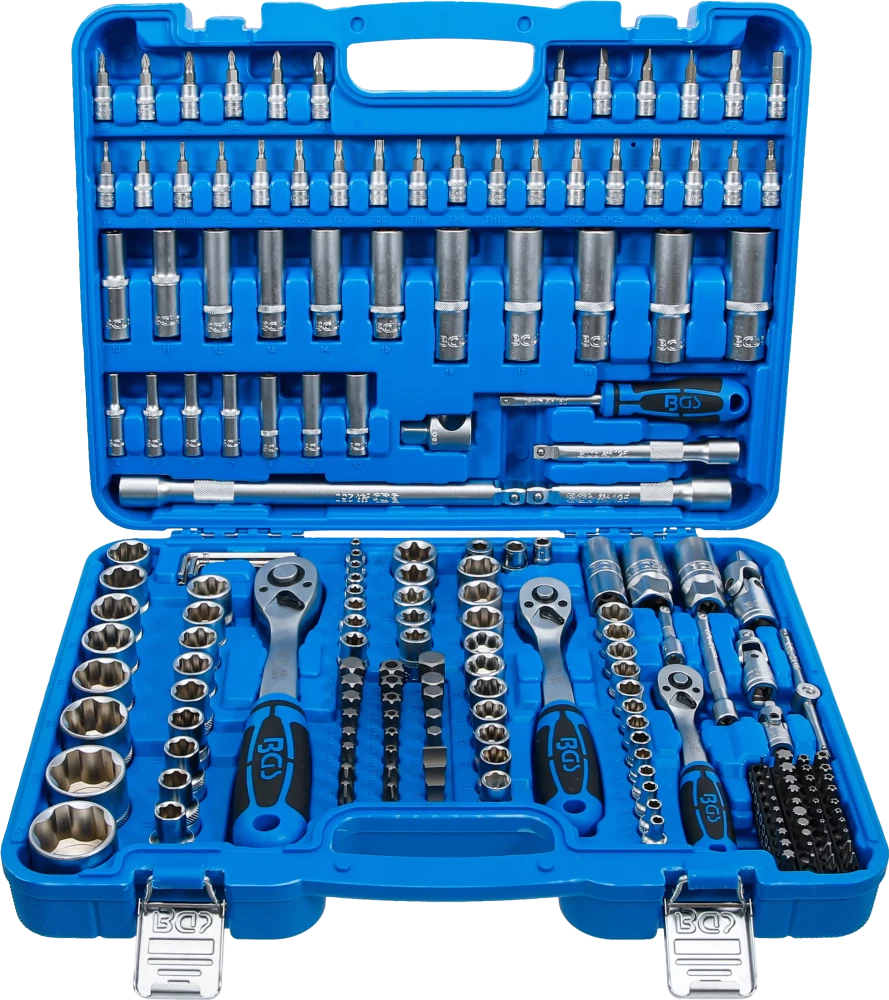Conjunto de Chaves de Caixa Super Lock 1/4"+3/8"+1/2" | 192 Peças