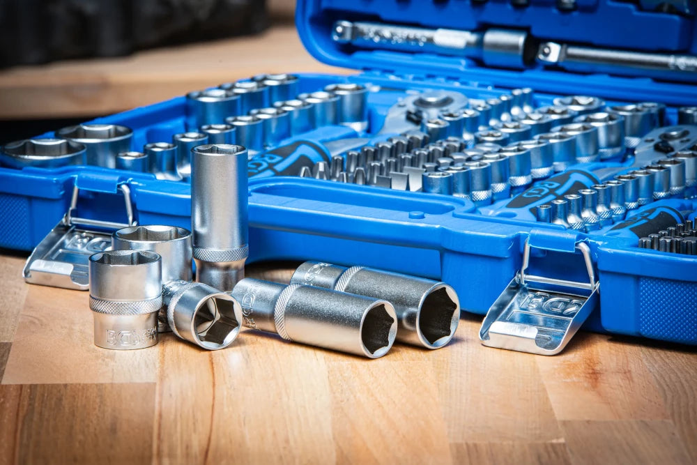 Conjunto de Chaves de Caixa Super Lock 1/4"+3/8"+1/2" | 192 Peças