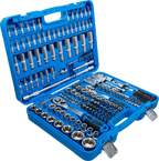 Conjunto de Chaves de Caixa Super Lock 1/4"+3/8"+1/2" | 192 Peças