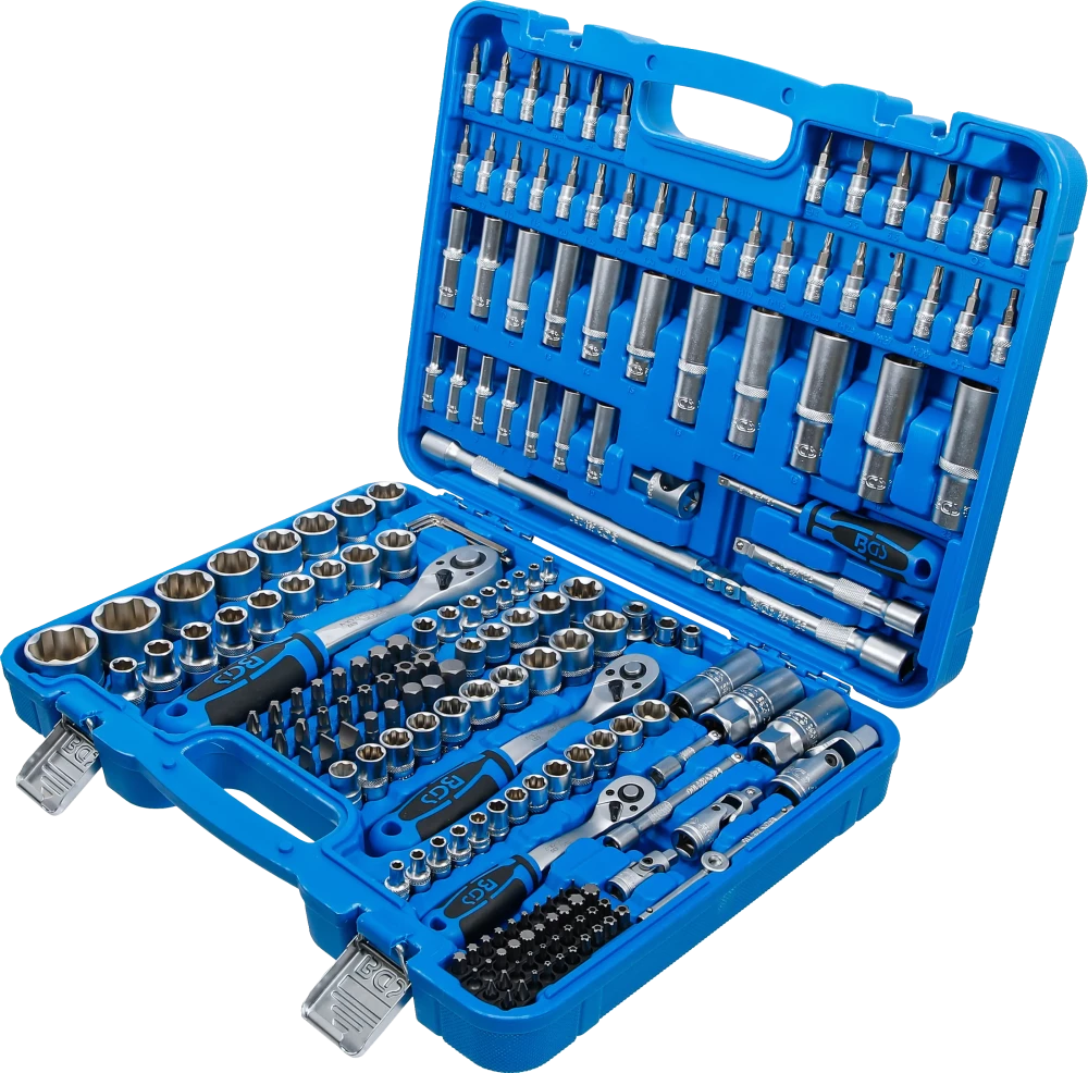Conjunto de Chaves de Caixa Super Lock 1/4"+3/8"+1/2" | 192 Peças