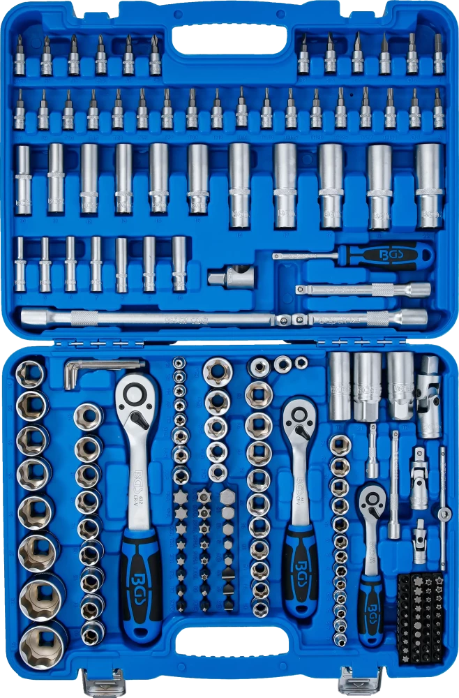 Conjunto de Chaves de Caixa Super Lock 1/4"+3/8"+1/2" | 192 Peças