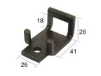 Abraçadeira mola vibrocultor 25x8mm para 40x10mm (S.22938)