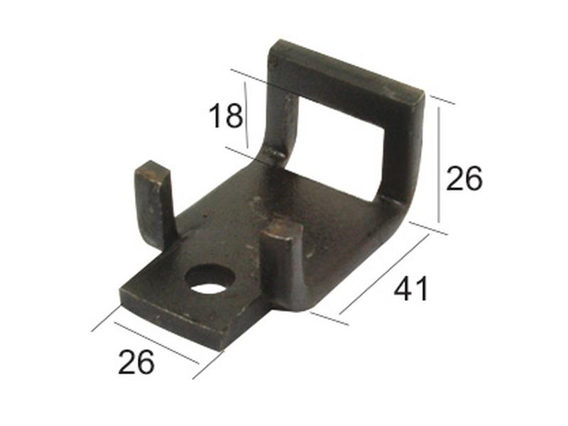 Abraçadeira mola vibrocultor 25x8mm para 40x10mm (S.22938)