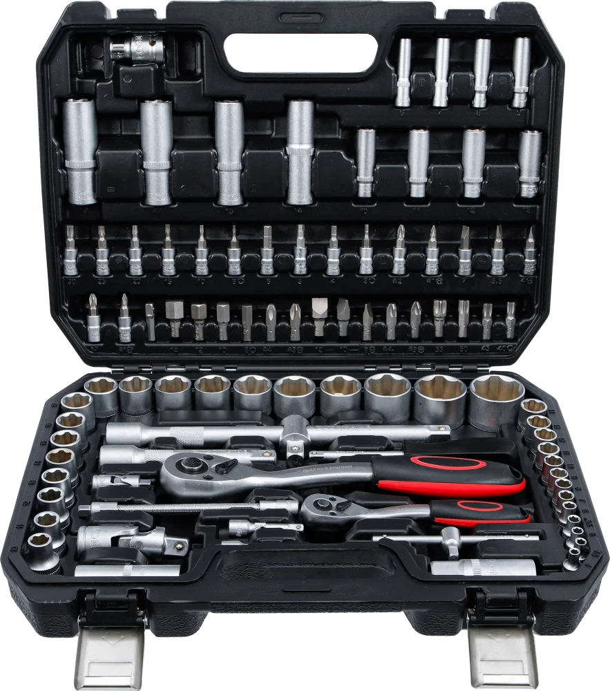 Conjunto de Chaves de Caixa Super Lock 1/4"+1/2" | 94 Peças