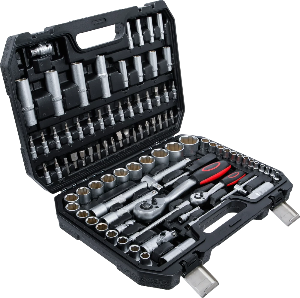 Conjunto de Chaves de Caixa Super Lock 1/4"+1/2" | 94 Peças