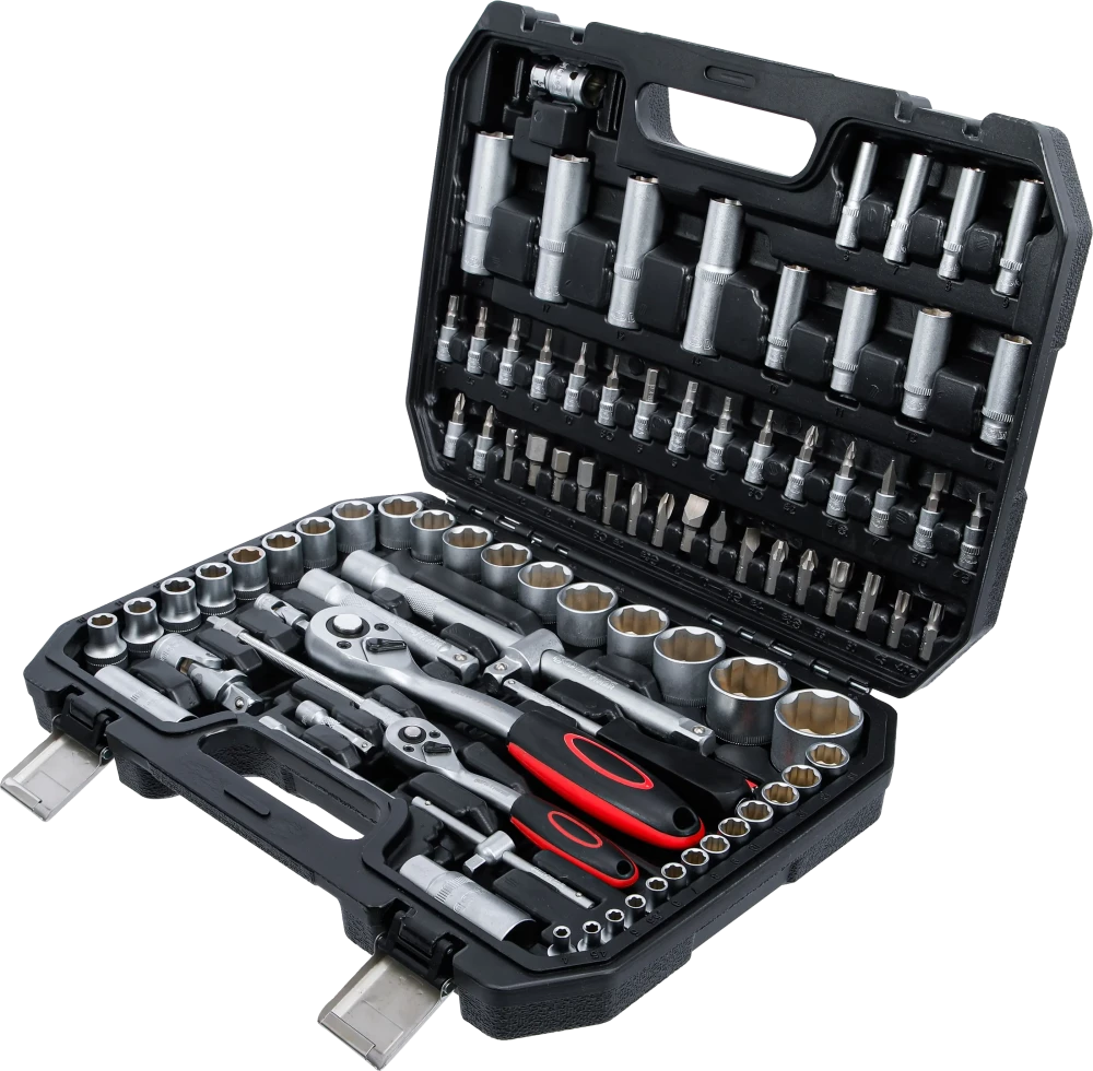 Conjunto de Chaves de Caixa Super Lock 1/4"+1/2" | 94 Peças