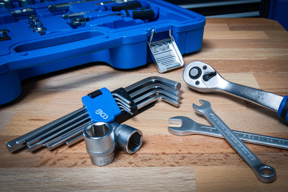 Conjunto de Chaves de Caixa Pro Torque 1/4"+3/8" | Polegadas | 92 Peças