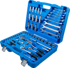 Conjunto de Chaves de Caixa Pro Torque 1/4"+3/8" | Polegadas | 92 Peças