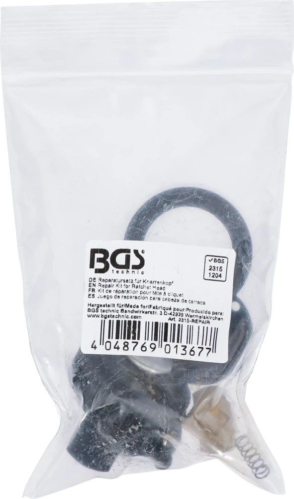 Kit de reparação da cabeça de roquete | para BGS 2315, 1204