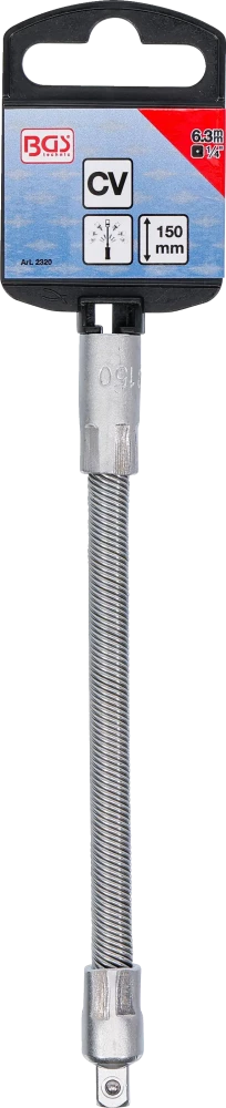 Extensão flexível | 6,3 mm (1/4") | 150 mm