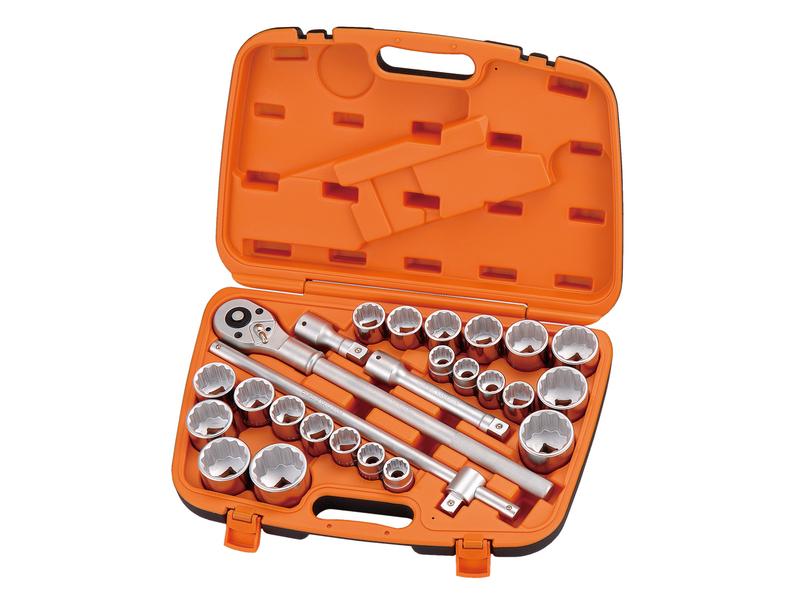 3/4'' Jogo chaves caixa roquete (26pcs.) (S.23319)