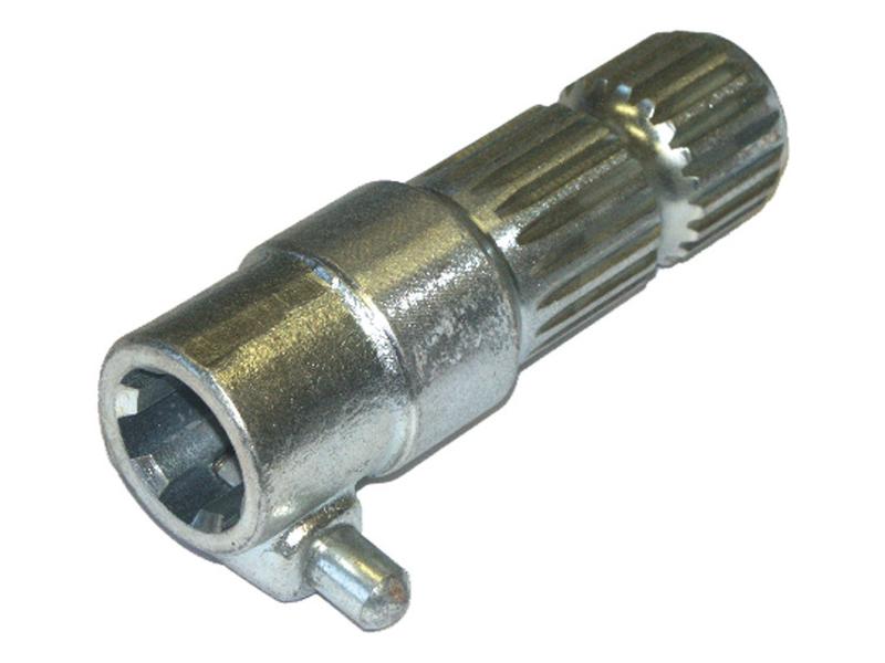 Adaptador PTO - Estria Femea 1 3/8'' - 6 x Male spline 1 3/4'' - 20 Com Quick Release Pin. (S.23746)
