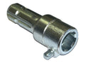 Adaptador PTO - Estria Femea 1 3/4'' - 6 x Male spline 1 3/4'' - 6 Com Quick Release Pin. (S.23749)