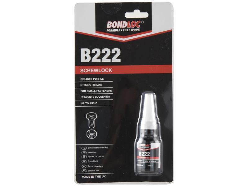 BondLoc B222 - Trava De Parafuso - 10ml (S.24070)
