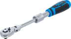 Roquete reversível, extensível, articulado | Saída de quadrado externo 6,3 mm (1/4") | 210 - 250 mm