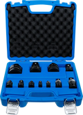 Conjunto de adaptadores de impacto e rótulas esféricas | 6,3 mm (1/4") - 25 mm (1") | 11 peças