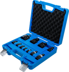 Conjunto de adaptadores de impacto e rótulas esféricas | 6,3 mm (1/4") - 25 mm (1") | 11 peças