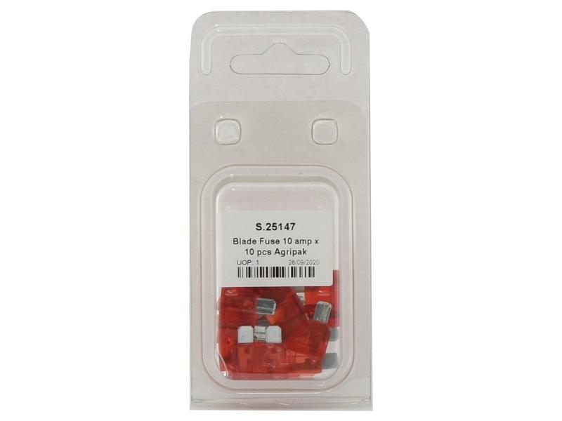 Agripak 10 un. Agripak fusiveis placa sortido (S.25147)