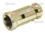 PTO Fusivel - Estria Femea 1 1/8'' - 6 x Male spline 1 3/8'' - 6 with (S.253)